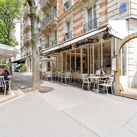 Le Marceau - Passy Tour Eiffel A Pied- 4 Personnes - Logement Entierement Climatise Daire Paris